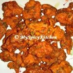 Chicken Fritters, chicken pakoda, chicken pakora