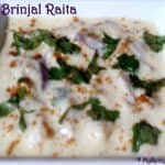 Brinjal Raita