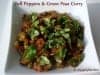 Bell Peppers Green Peas Curry