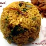 Flavored brown rice