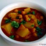 radish chickpeas curry