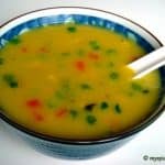 Vegetable sweet corn soup