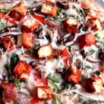 Tandoori Tofu, Vegetable Pizza
