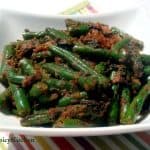 Fenugreek Green Beans Stir Fry, Methi green beans stir fry