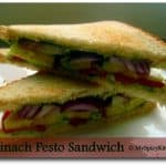 Spinach Pesto Sandwich