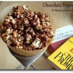 Chocolate popcorn, chocolate mela
