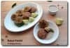 Chickpeas vada, middle eastern cuisine, fusion falafel, blogging marathon,