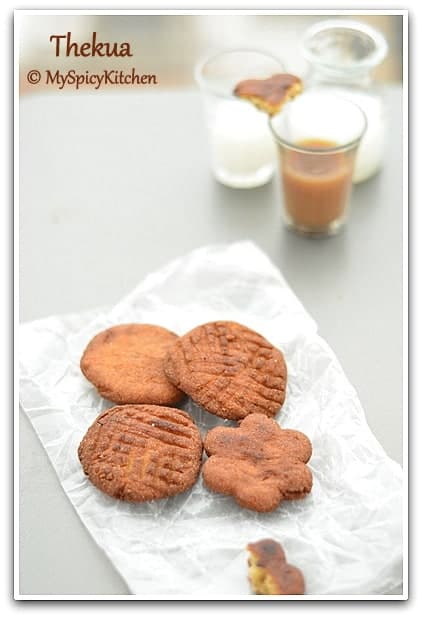 Thekua, Deep Fried Cookies, Bihari Food, Jharkhand Food, Blogging Marathon