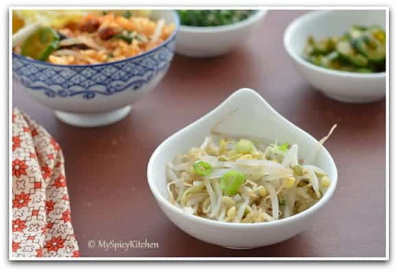 Food of the World, Bean sprouts salad,