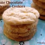 White Chocolate & Orange Cookies