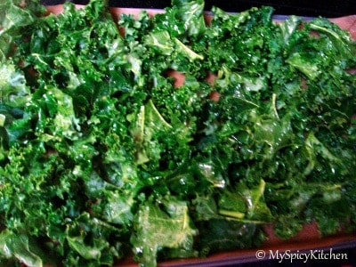 baked crispy kale