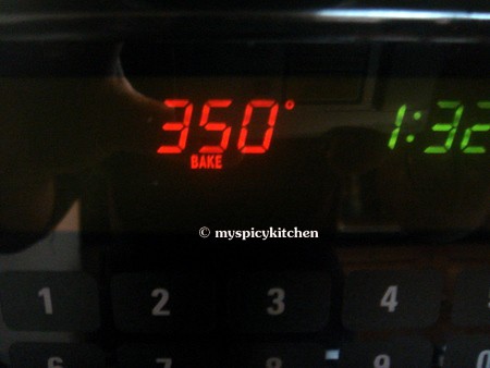 Oven temperation.