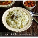 Zucchini Rice, Manjula's Kitchen Zucchini Rice