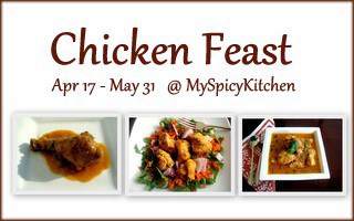 Chicken Feast, myspicykitchen, my spicy kitchen