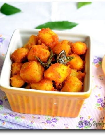 Potato Raost, Simple Potato Raost, Aloo Roast, Alu Roast, Indian Potato Curry, Potato Fry, Alugadda Kura