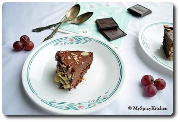 Julia Child, Chocolate Almond Cake, Reine de Saba avec Glaçage au Chocolat, Baking Partners