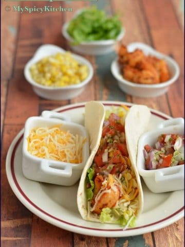 Blogging Marathon, Dishes with Tortillas, Mexican Food, Mexican Cuisine, Shrimp Corn Tacos