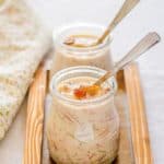 Multi colored Vermicelli Pudding in mini jars